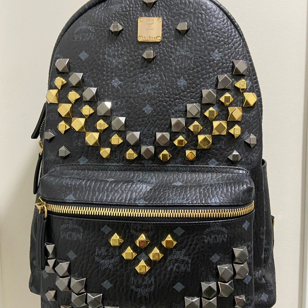 MCM Black Backpack